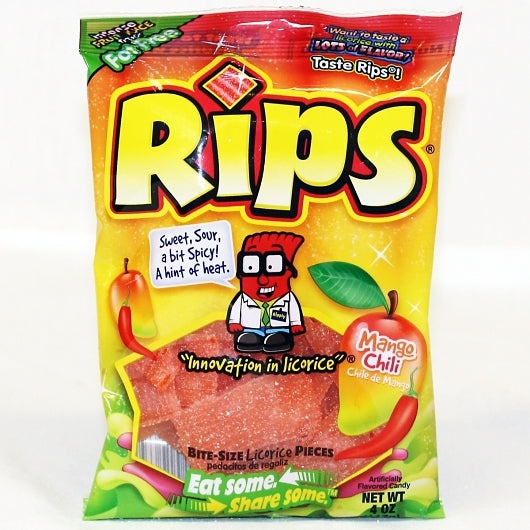 Rips Mango Chili Bite Size Mango Chili Pieces Peg Bag, 12 x 4 oz Case - DOT product image 2