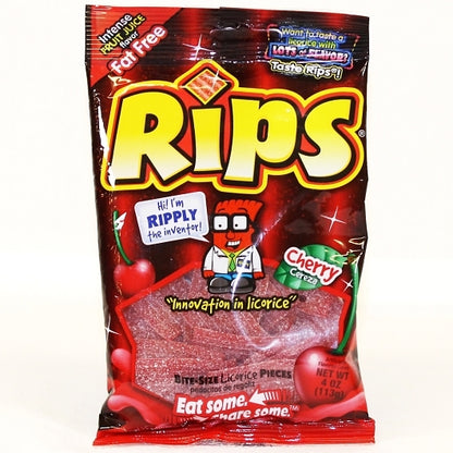 Rips Bite Size Cherry Pieces Peg Bag, 12 x 4 oz Case - DOT product image 3