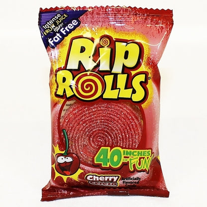 Rip Rolls Cherry Display Carton, 12 x 24 x 1.4 oz Case - DOT product image 3