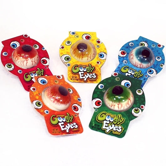 Gummy Googly Eyes Eyeball Gummy Candy Counter Display, 200 x 50 x 1 ct Case - Candy & Confections