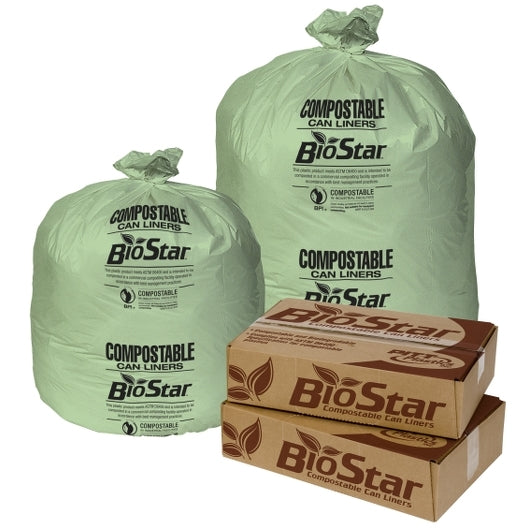Pitt Plastics 40"X46" Green Perforated Liner Roll, 10 x 10 ct Case - Trash Bags & Can Liners