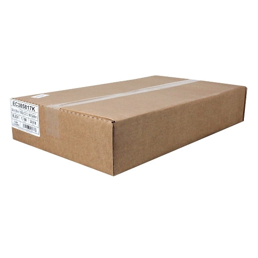 Pitt Plastics Eco Strong 38 Inch X 58 Inch 1.7 Mil 60 Gallon Super Heavy Black Star Perforated Roll Can Liner, 10 x 10 - DOT product image 3