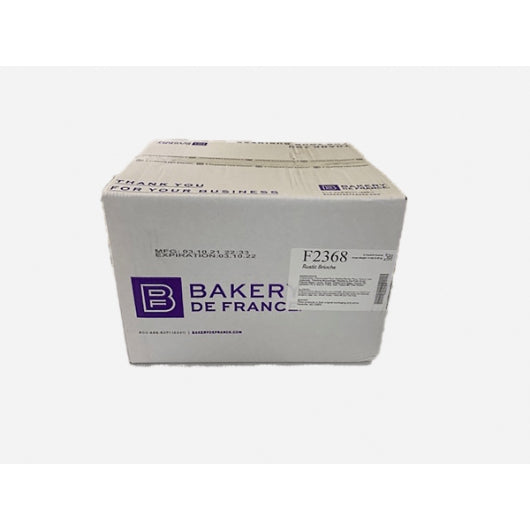 Bakery De France 15/16" Sliced Rustic Brioche Loaf, 6 x 32 oz Case - DOT product image 5