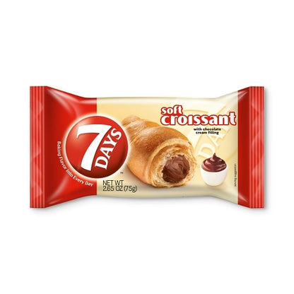 7 Days Soft Chocolate Croissant, 4 x 6 x 2.65 oz Case - Breads, Rolls & Buns