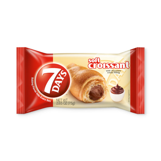 7 Days Soft Chocolate Croissant, 4 x 6 x 2.65 oz Case - DOT product image 4