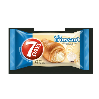 7 Days Single Serve Vanilla Croissant Tray, 4 x 6 x 2.65 oz Case - DOT product image 5