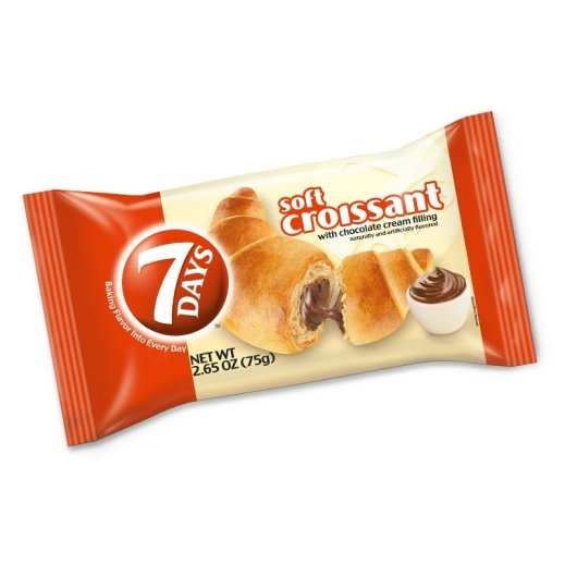 7 Days Soft Chocolate Croissant, 4 x 6 x 2.65 oz Case - DOT product image 5