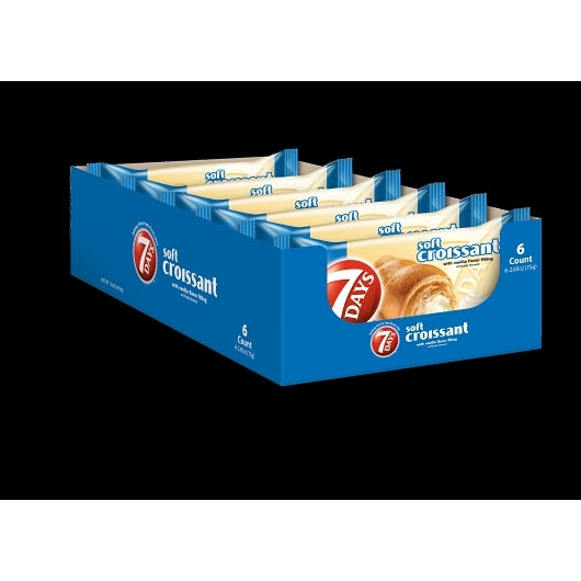 7 Days Single Serve Vanilla Croissant Tray, 4 x 6 x 2.65 oz Case - DOT product image 2
