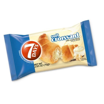 7 Days Single Serve Vanilla Croissant Tray, 4 x 6 x 2.65 oz Case - DOT product image 6