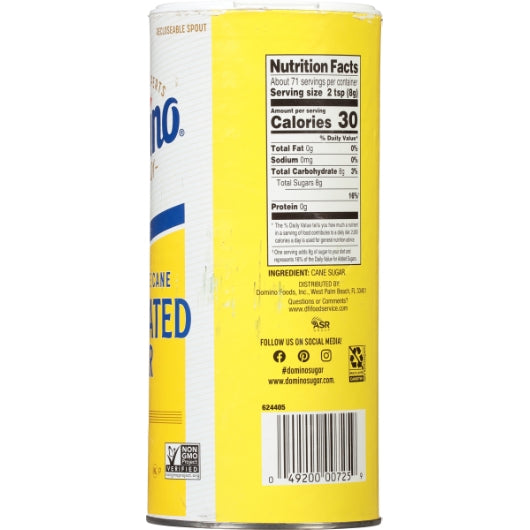 Sugar and Sugar Canister Sugar, 24 x 1.25 lb Case - DOT product image 3