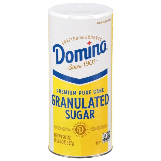 Sugar and Sugar Canister Sugar, 24 x 1.25 lb Case - Pantry Ingredients