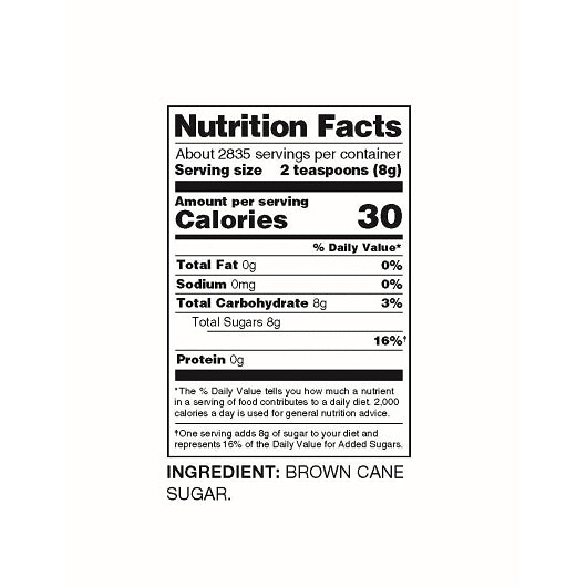 Domino Light Brown Sugar, 1 x 50 lb Case - DOT product image 7