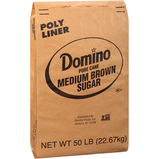 Domino Brown Medium Sugar, 1 x 50 lb Case - DOT product image 3