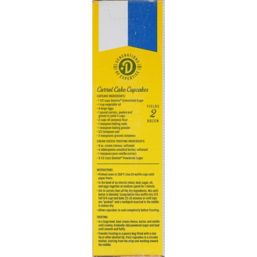 Domino Granulated Retail Sugar, 24 x 2 lb Case - DOT product image 2