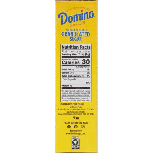 Domino Granulated Retail Sugar, 24 x 2 lb Case - DOT product image 3