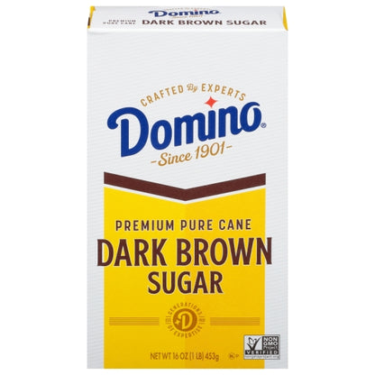 Domino Sugar & Sugar, Dark Brown Sugar Packets, 24 x 1 lb Case - Pantry Ingredients