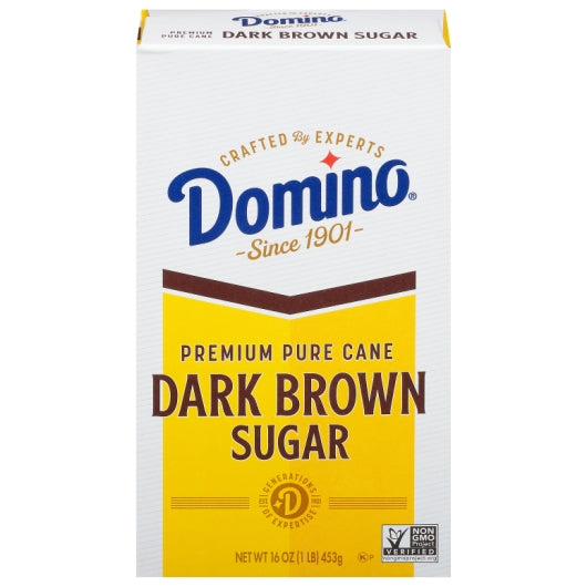 Domino Sugar & Sugar, Dark Brown Sugar Packets, 24 x 1 lb Case - Pantry Ingredients
