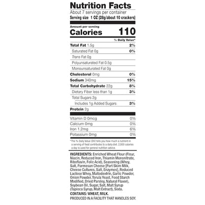 Pretzel Crisps Garlic Parmesan, 12 x 7.2 oz Case - DOT product image 8