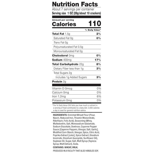 Snack Factory Pretzel Crisps Buffalo Wing, 12 x 7.2 oz Case - DOT product image 6