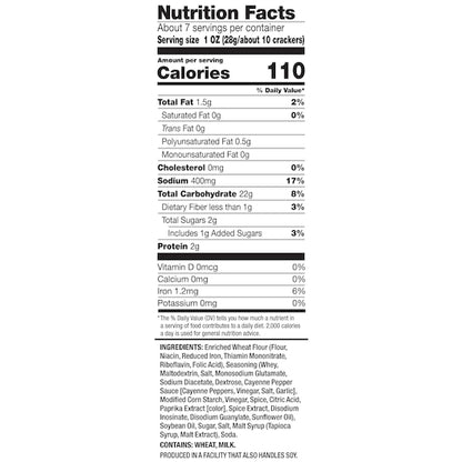 Snack Factory Pretzel Crisps Buffalo Wing, 12 x 7.2 oz Case - DOT product image 6