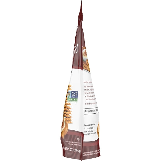 Snack Factory Pretzel Crisps Honey Mustard Onion, 12 x 7.2 oz Case - DOT product image 6