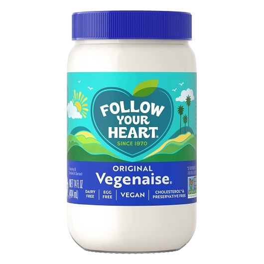 Follow Your Heart Original Vegan Mayonnaise Jar, 6 x 14 fl oz Case - DOT product image 2