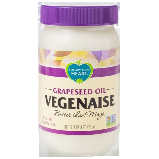 Follow Your Heart Grapeseed Oil Vegan Mayonnaise Jar, 6 x 14 fl oz Case - DOT product image 2