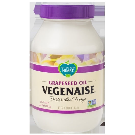 Follow Your Heart Grapeseed Oil Vegan Mayonnaise Jar, 6 x 32 fl oz Case - DOT product image 2
