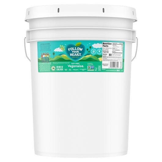 Follow Your Heart Soy Free Vegan Mayonnaise Bulk, 1 x 5 GA Case - Condiments & Sauces