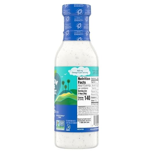 Follow Your Heart Vegan High Omega Ranch Dressing Bottle, 6 x 12 fl oz Case - DOT product image 3