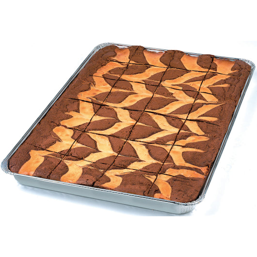 David's Cookies Pre-Cut Cheesecake Brownie, 2 x 24 x 4 oz Case - Bakery & Desserts