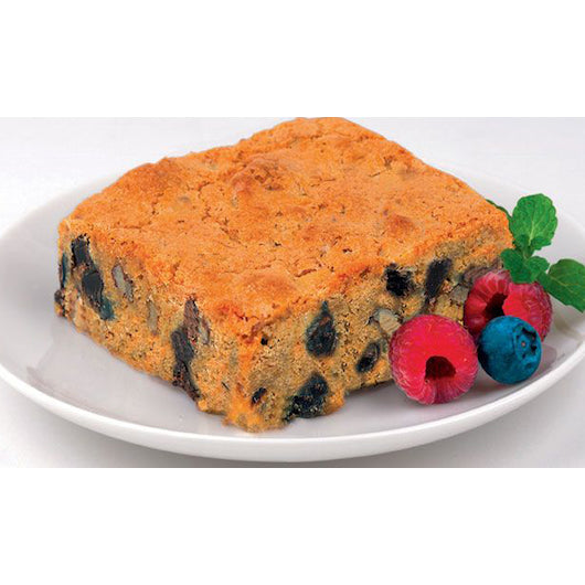 Davids Cookies Uniced Pre-Cut Blondie Brownie, 2 x 24 x 4 oz Case - Bakery & Desserts