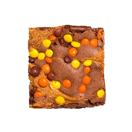 David's Cookies Pre-Cut Peanut Butter Swirl Brownie, 2 x 24 x 4 oz Case - DOT product image 2