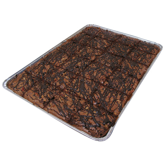 David's Cookies Pre-Cut Rocky Road Brownie, 2 x 24 x 4 oz Case - Bakery & Desserts