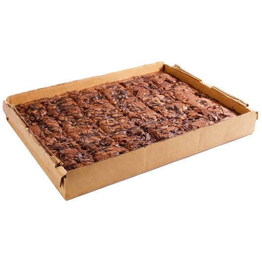 Annies Double Fudge Pre-Cut Double Fudge Chunk Brownie, 2 x 24 x 4 oz Case - Bakery & Desserts