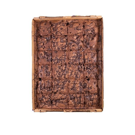 Annies Double Fudge Pre-Cut Double Fudge Chunk Brownie, 2 x 24 x 4 oz Case - DOT product image 2
