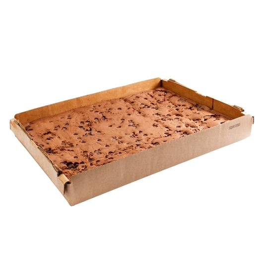 David's Chocolate Chip Uncut Chocolate Chip Brownie, 2 x 6 lb Case - Bakery & Desserts