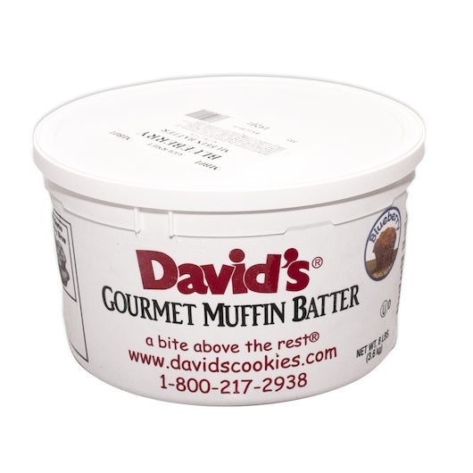 Davids Cookies Blueberry Frozen Blueberry Muffin Batter, 2 x 8 lb Case - DOT product image 2