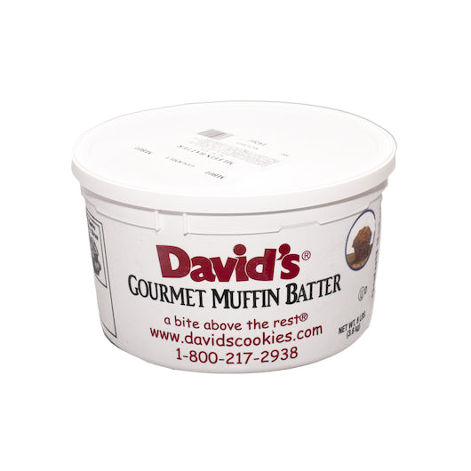 Davids Cookies Chocolate Frozen Chocolate Chip Muffin Batter, 2 x 8 lb Case - DOT product image 2