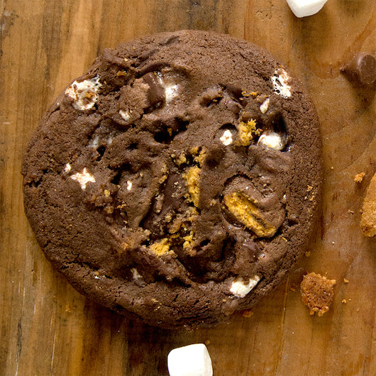 David's Cookies IQF Smores Cookie Dough, 80 x 4.5 oz Case - Bakery & Desserts