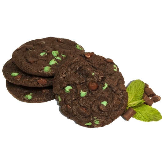 David's Mint Chocolate Mint Frozen Cookie Dough, 213 x 1.5 oz Case - Bakery & Desserts