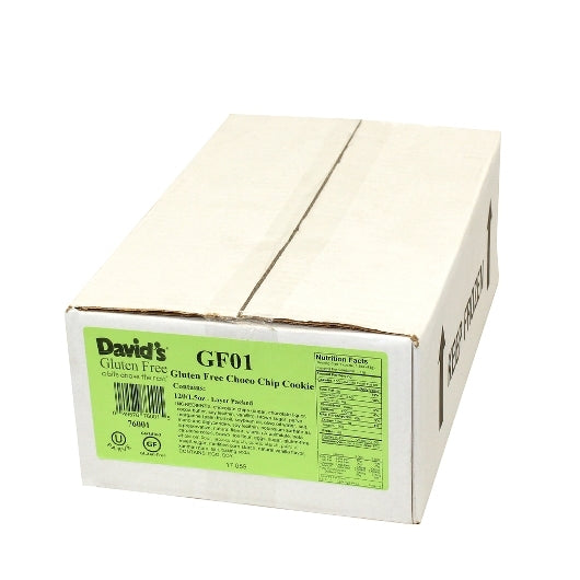 Davids Gluten Free Chocolate Chip Cookie Dough, 120 x 1.5 oz Case - DOT product image 4