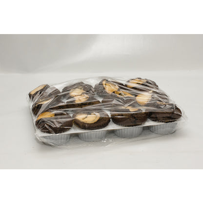 Davids Cookies Chocolate & Cream Cheese Muffin, 12 x 6 oz Case - Bakery & Desserts