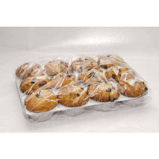 David's Cookies Triple Berry Mountain Muffin, 12 x 6 oz Case - Bakery & Desserts