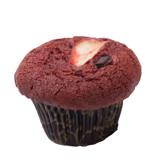 Davids Cookies Thaw-And-Serve Red Velvet Cheese Muffin, 12 x 6 oz Case - Bakery & Desserts