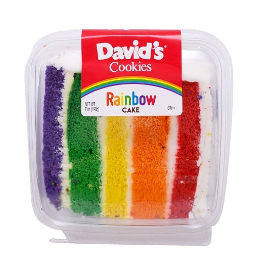 David's Cookies Rainbow Cake Slices, 24 x 7 oz Case - Bakery & Desserts - image 2