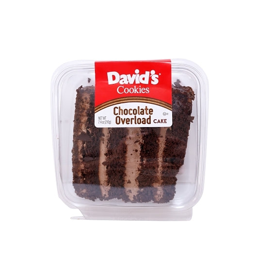 David's Cookies Chocolate Overload Cake Slices, 8 x 7.4 oz Case - Bakery & Desserts - image 2