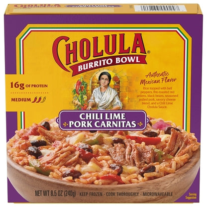 Cholula Chili Lime Pork Carnitas Bowl, 5 x 8.5 oz Case - Plates Bowls - image 2