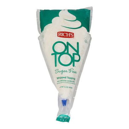 Rich On Top Sugar-Free Non-Dairy On-Top Topping Dessert Bag, 12 x 1 lb Case - DOT product image 5