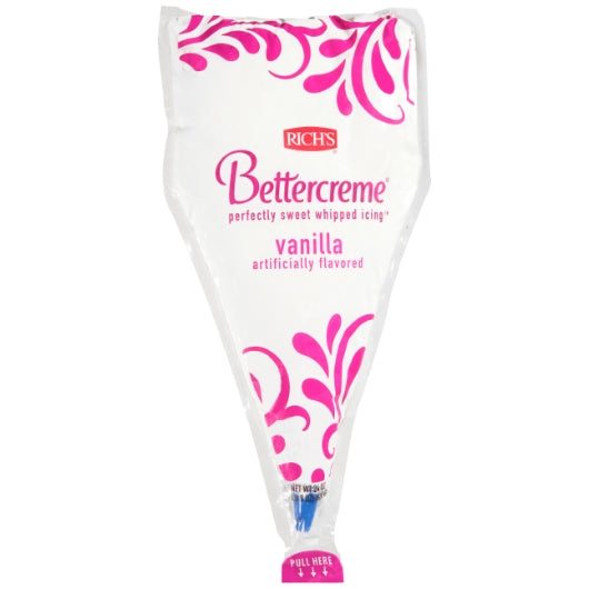 Bettercreme Non-Dairy Vanilla Flavor In Bag, 10 x 1.5 lb Case - Bakery & Desserts
